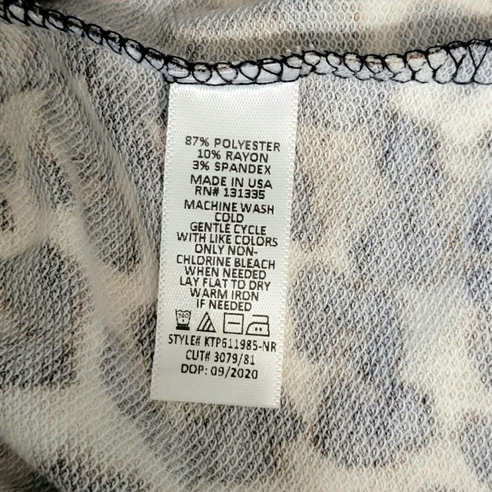 Socialite Printed Pullover Hoodie XS Leopard Print - Picture 7 of 7